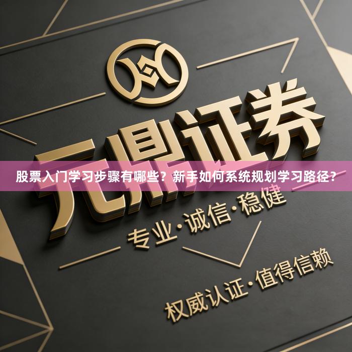 股票入门学习步骤有哪些？新手如何系统规划学习路径？