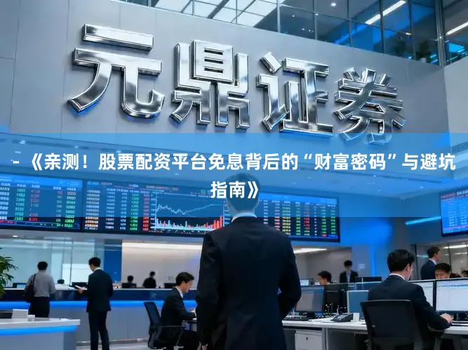 - 《亲测！股票配资平台免息背后的“财富密码”与避坑指南》