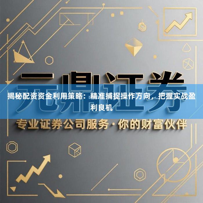 揭秘配资资金利用策略：精准捕捉操作方向，把握实战盈利良机