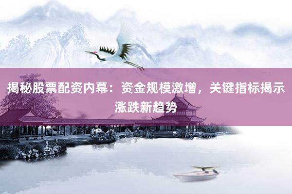 揭秘股票配资内幕：资金规模激增，关键指标揭示涨跌新趋势