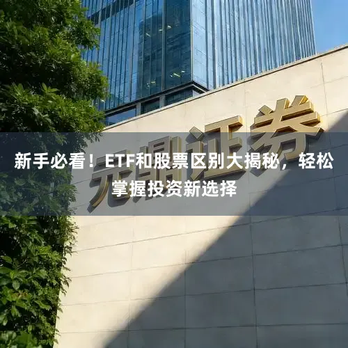 新手必看！ETF和股票区别大揭秘，轻松掌握投资新选择