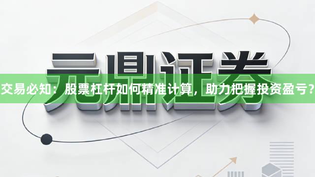交易必知：股票杠杆如何精准计算，助力把握投资盈亏？